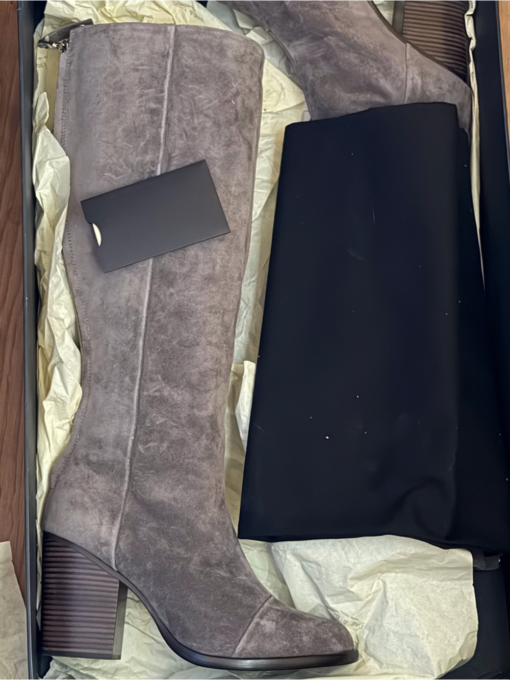 rag & bone Ashby Knee-High Suede Leather Boots Size 38